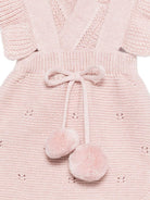 Tutina per neonata Paz Rodríguez rosa con pompon - Rubino Kids