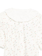 Tutina per neonata Petit Bateau bianco con motivo a fiori - Rubino Kids