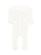 Tutina per neonata Petit Bateau bianco con motivo a fiori - Rubino Kids