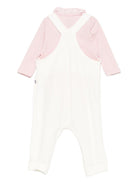 Tutina per neonata Petit Bateau rosa con bottoni - Rubino Kids