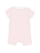 Tutina per neonata Petit Bateau rosa con colletto alla Peter Pan - Rubino Kids