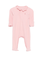 Tutina per neonata Petit Bateau rosa con design a coste - Rubino Kids