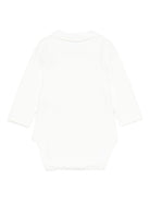 Tutina per neonata Tartin Et Chocolat bianca con colletto ricamato - Rubino Kids