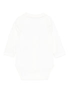 Tutina per neonata Tartine Et Chocolat bianca con colletto alla Peter Pan - Rubino Kids