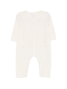 Tutina per neonata Tartine Et Chocolat bianca con maglia intrecciata - Rubino Kids