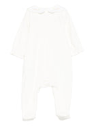 Tutina per neonata Tartine Et Chocolate bianco con colletto smerlato - Rubino Kids