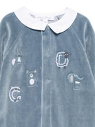 Tutina per neonata Tartine Et Chocolate blu con lettere ricamate - Rubino Kids