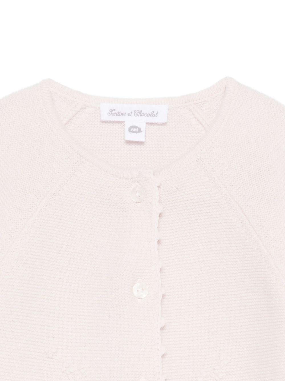 Tutina per neonata Tartine Et Chocolate rosa con bordo smerlato - Rubino Kids