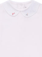 Tutina per neonati Bonpoint bianca con colletto ricamato - Rubino Kids