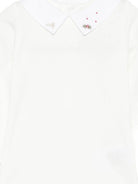 Tutina per neonati Bonpoint bianca con dettagli ricamati - Rubino Kids