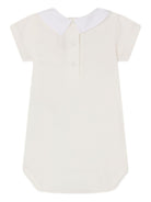 Tutina per neonati Bonpoint bianca con dettaglio ricamato - Rubino Kids