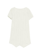 Tutina per neonati Bonpoint verde con lavorazione pointelle - Rubino Kids