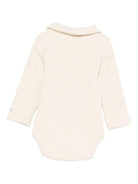 Tutina per neonati Donsje beige con ricamo biscotto sul davanti - Rubino Kids
