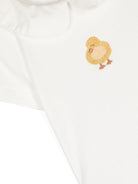 Tutina per neonati Donsje bianca con motivo Duck ricamato - Rubino Kids