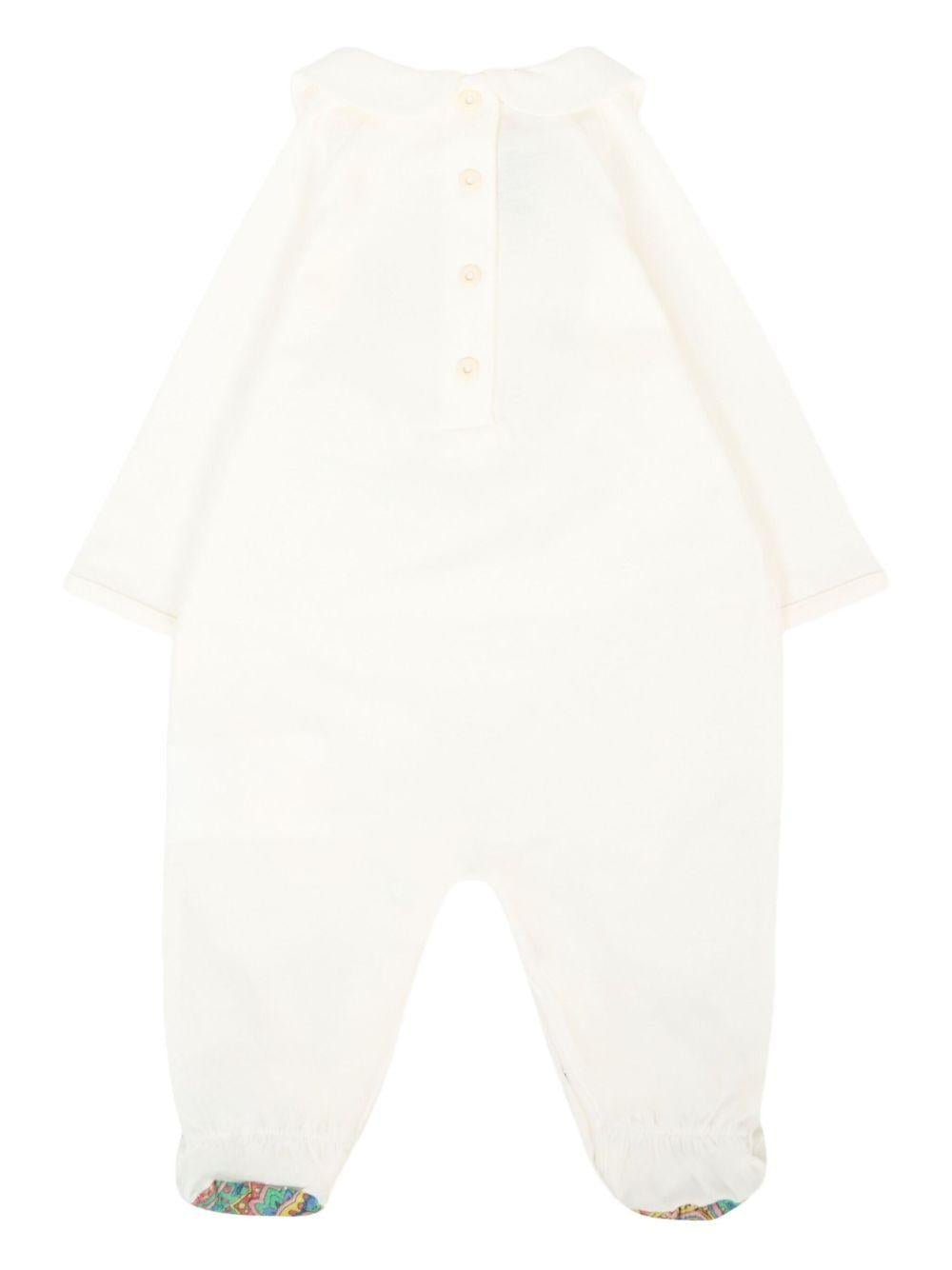 Tutina per neonati ETRO Kids bianca con motivo Pegaso - Rubino Kids