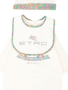 Tutina per neonati ETRO Kids bianca con motivo Pegaso - Rubino Kids