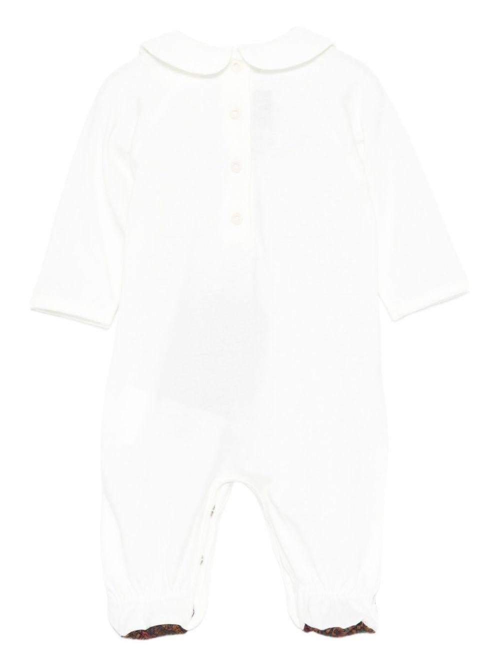 Tutina per neonati ETRO Kids bianca con motivo Pegaso - Rubino Kids