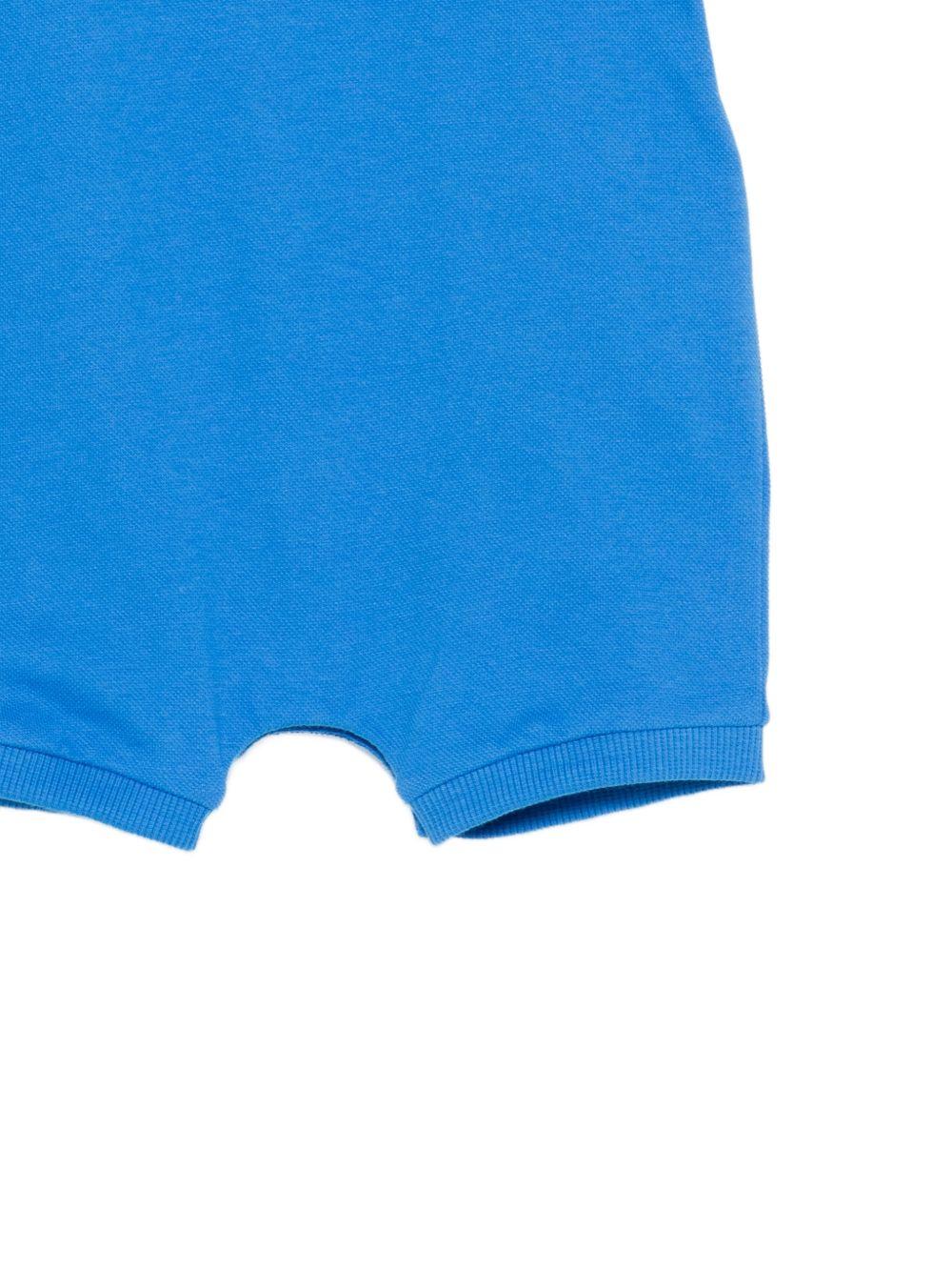 Tutina per neonati Moschino Kids azzurra con ricamo Teddy Bear - Rubino Kids