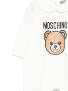 Tutina per neonati Moschino Kids bianca con stampa Teddy Bear - Rubino Kids