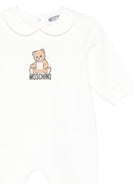 Tutina per neonati Moschino Kids bianco con stampa Teddy Bear - Rubino Kids