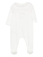 Tutina per neonati Paz Rodrìguez bianca con ruches - Rubino Kids