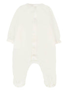 Tutina per neonati Paz Rodrìguez bianco con dettaglio con ruches - Rubino Kids