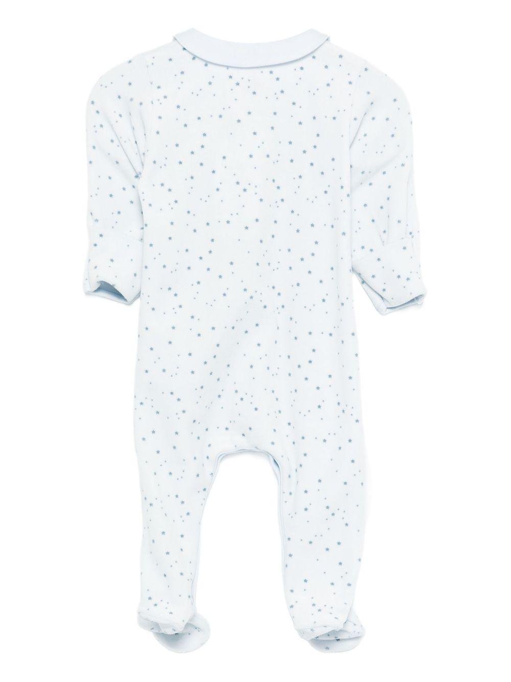 Tutina per neonati Petit Bateau azzurra con motivo a stelle - Rubino Kids