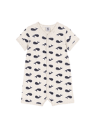 Tutina per neonati Petit Bateau beige con fantasia grafica all - over - Rubino Kids