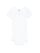 Tutina per neonati Petit Bateau bianca a girocollo - Rubino Kids