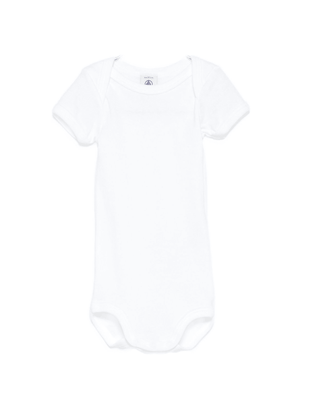 Tutina per neonati Petit Bateau bianca a girocollo - Rubino Kids