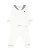 Tutina per neonati Petit Bateau bianca con taglio dritto - Rubino Kids