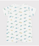 Tutina per neonati Petit Bateau bianco con stampa grafica all - over - Rubino Kids