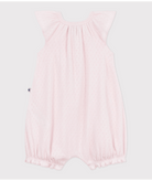 Tutina per neonati Petit Bateau rosa con dettaglio arricciature - Rubino Kids