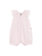 Tutina per neonati Petit Bateau rosa con dettaglio arricciature - Rubino Kids