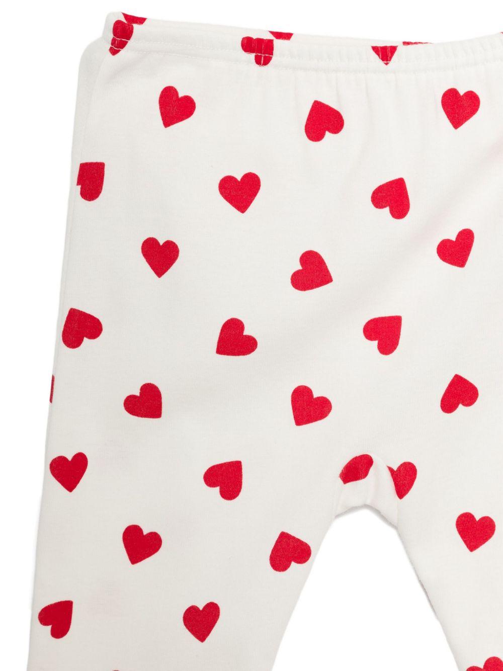 Tutina per neonati Petit Bateu bianca con stampa con cuore - Rubino Kids