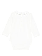 Tutina per neonati Tartine Et Chocolat bianca con colletto alla Peter Pan - Rubino Kids