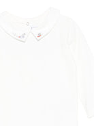 Tutina per neonati Tartine Et Chocolat bianca con dettaglio ricamato - Rubino Kids