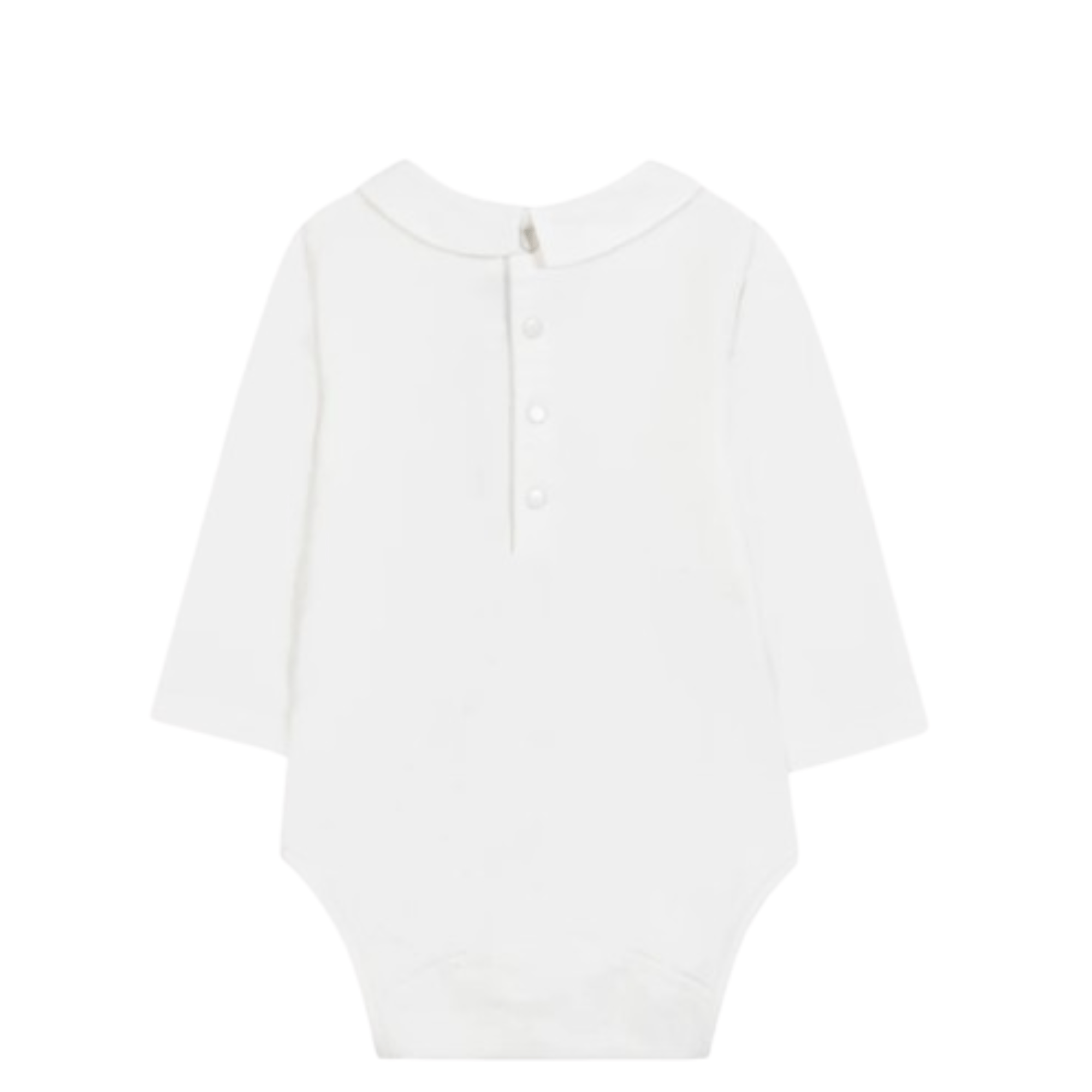 Tutina per neonati Tartine Et Chocolate bianca con dettaglio ricamato sul colletto - Rubino Kids