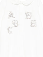 Tutina per neonati Tartine Et Chocolate bianca con lettere ricamate - Rubino Kids