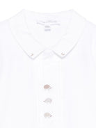 Tutina per neonati Tartine Et Chocolate bianca con ricamo a forma di riccio - Rubino Kids