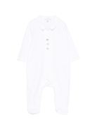 Tutina per neonati Tartine Et Chocolate bianca con ricamo a forma di riccio - Rubino Kids