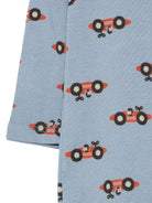 Tutina per neonato Bobo Choses azzura con stampa di auto - Rubino Kids