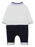 Tutina per neonato Boss Kids blu con colletto stile polo - Rubino Kids