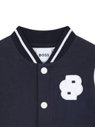 Tutina per neonato Boss Kids blu con design color - block - Rubino Kids