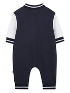 Tutina per neonato Boss Kids blu con design color - block - Rubino Kids
