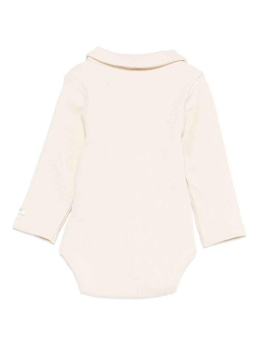 Tutina per neonato Donsje beige con ricamo pupazzo di neve - Rubino Kids