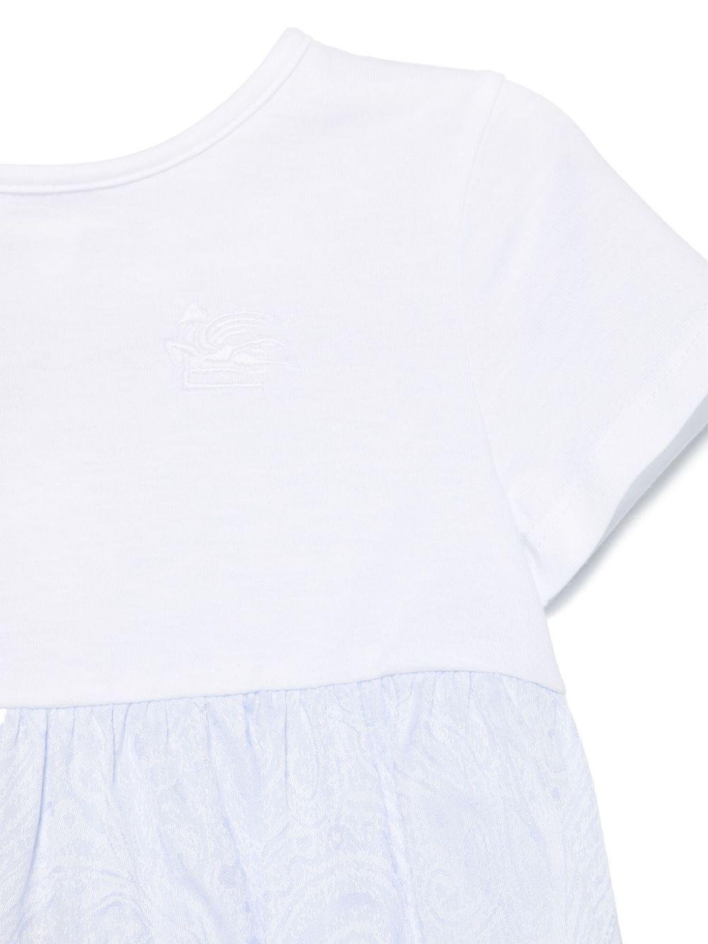 Tutina per neonato Etro Kids azzurro con caratteristico motivo Pegaso - Rubino Kids