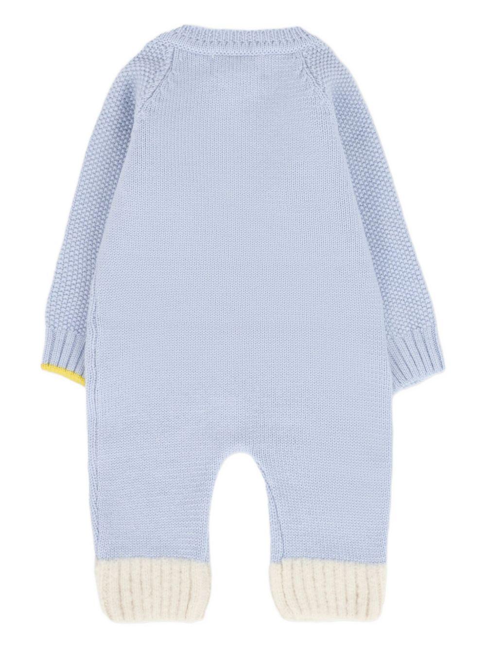 Tutina per neonato Gensami Kids azzurra con chiusura con bottoni - Rubino Kids