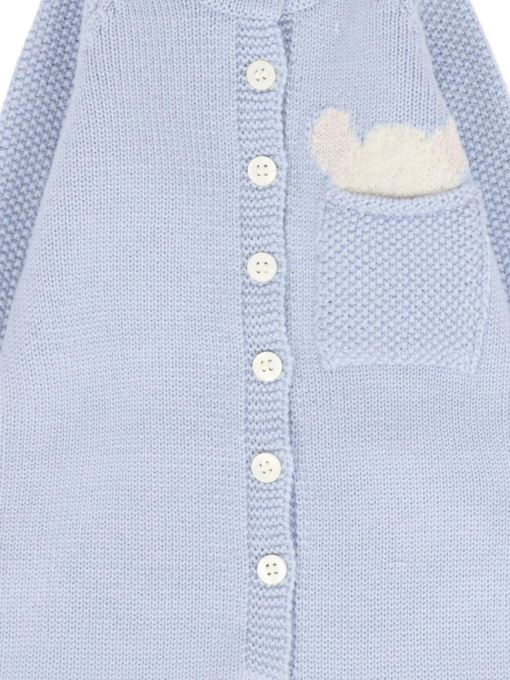 Tutina per neonato Gensami Kids azzurra con chiusura con bottoni - Rubino Kids