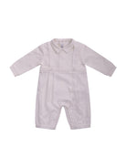 Tutina per neonato Il Gufo bianca con colletto classico - Rubino Kids